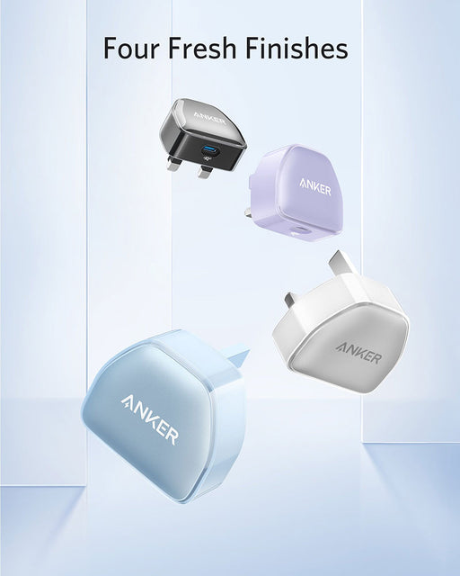 Anker Nano Charger 20W, compact and powerful, designed for iPhone 12-16, Samsung, and more – TaMiMi Projects Qatar.